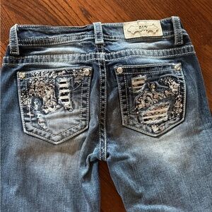 Miss Me Blue Embellished Women Jeans